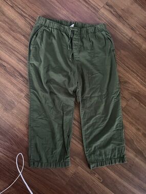 Gap easy pant  xl Olive Drawstring Casual Pants